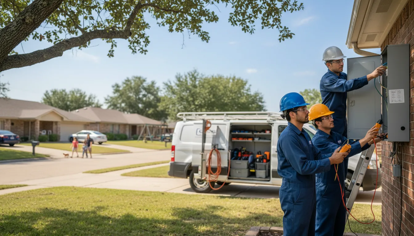 Certified electrician providing emergency electrical services in Edison, NE
